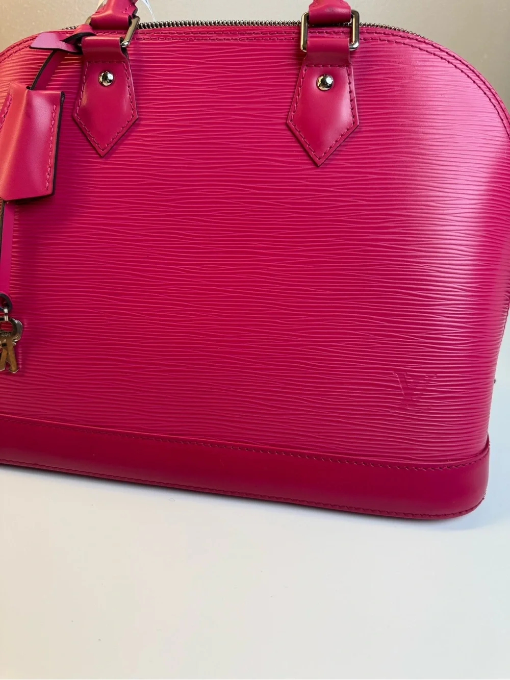 Louis Vuitton Alma PM Epi Leather Fuchsia Pink